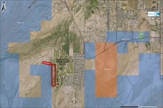 Adjoining Mt. Graham Municipal Golf Course, Thatcher, AZ - Vue aérienne  vue de carte - Image1