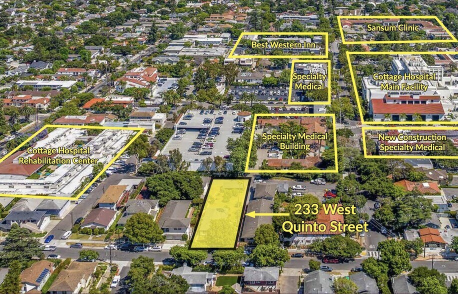 233 W Quinto St, Santa Barbara, CA à vendre - Aérien – Image 2 sur 10