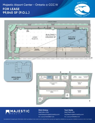 Plus de détails pour 3550 E Jurupa St, Ontario, CA - Industriel/Logistique à louer