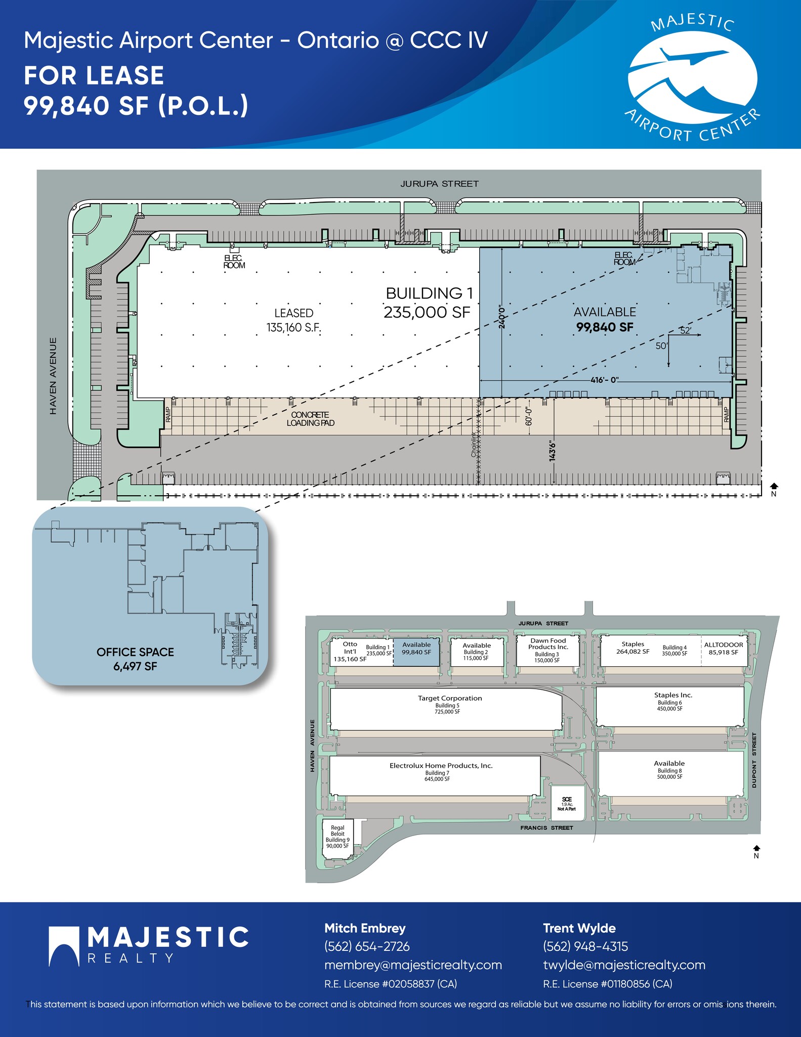 3550 E Jurupa St, Ontario, CA à louer Plan de site– Image 1 sur 12