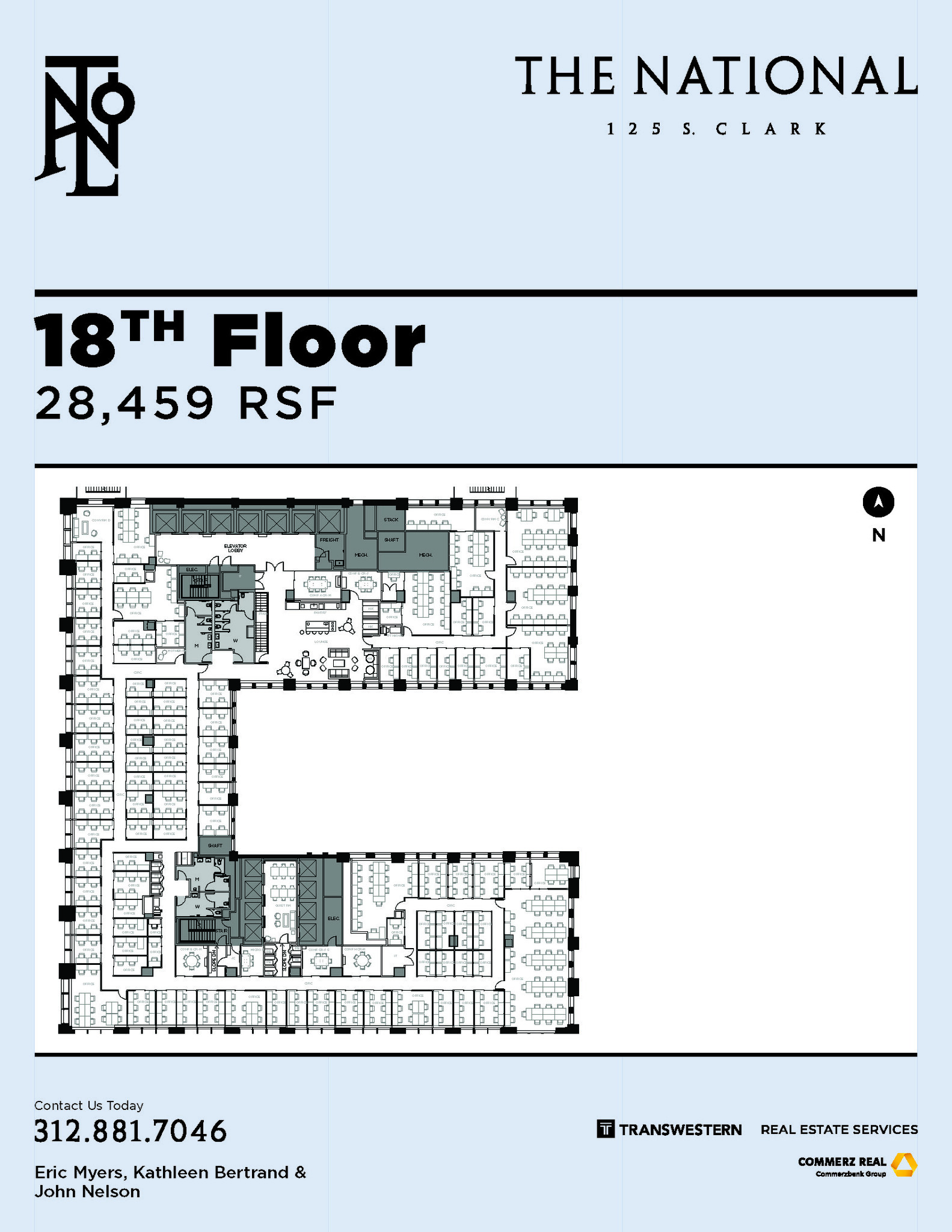 125 S Clark St, Chicago, IL à louer Plan d’étage– Image 1 sur 1