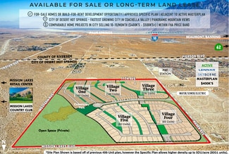 Plus de détails pour Mission Lakes, Desert Hot Springs, CA - Terrain à vendre