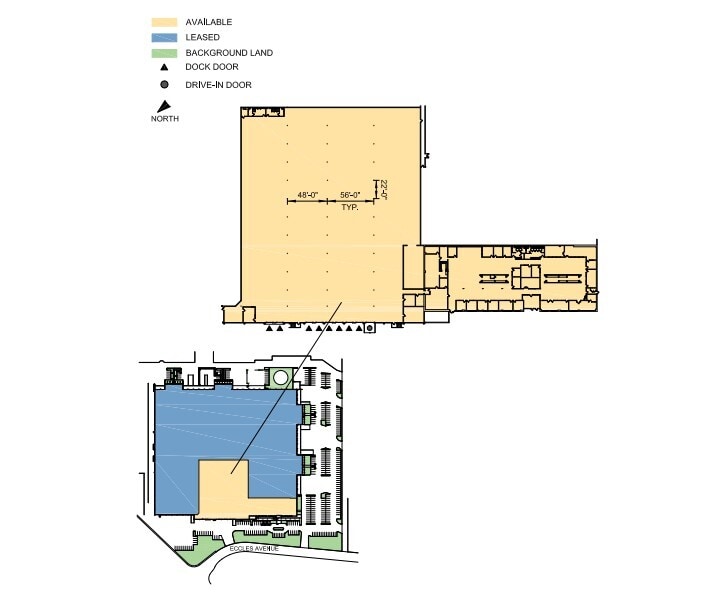 570-586 Eccles Ave, South San Francisco, CA à louer Plan d’étage– Image 1 sur 1
