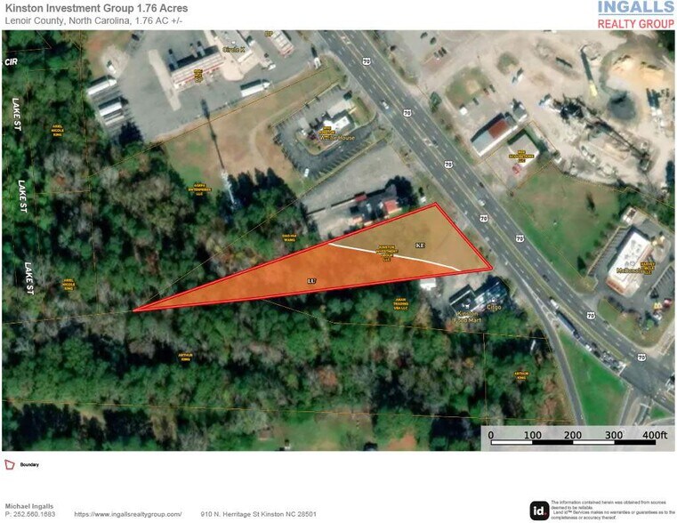 607 New Bern Rd, Kinston, NC à vendre - Aérien – Image 2 sur 5