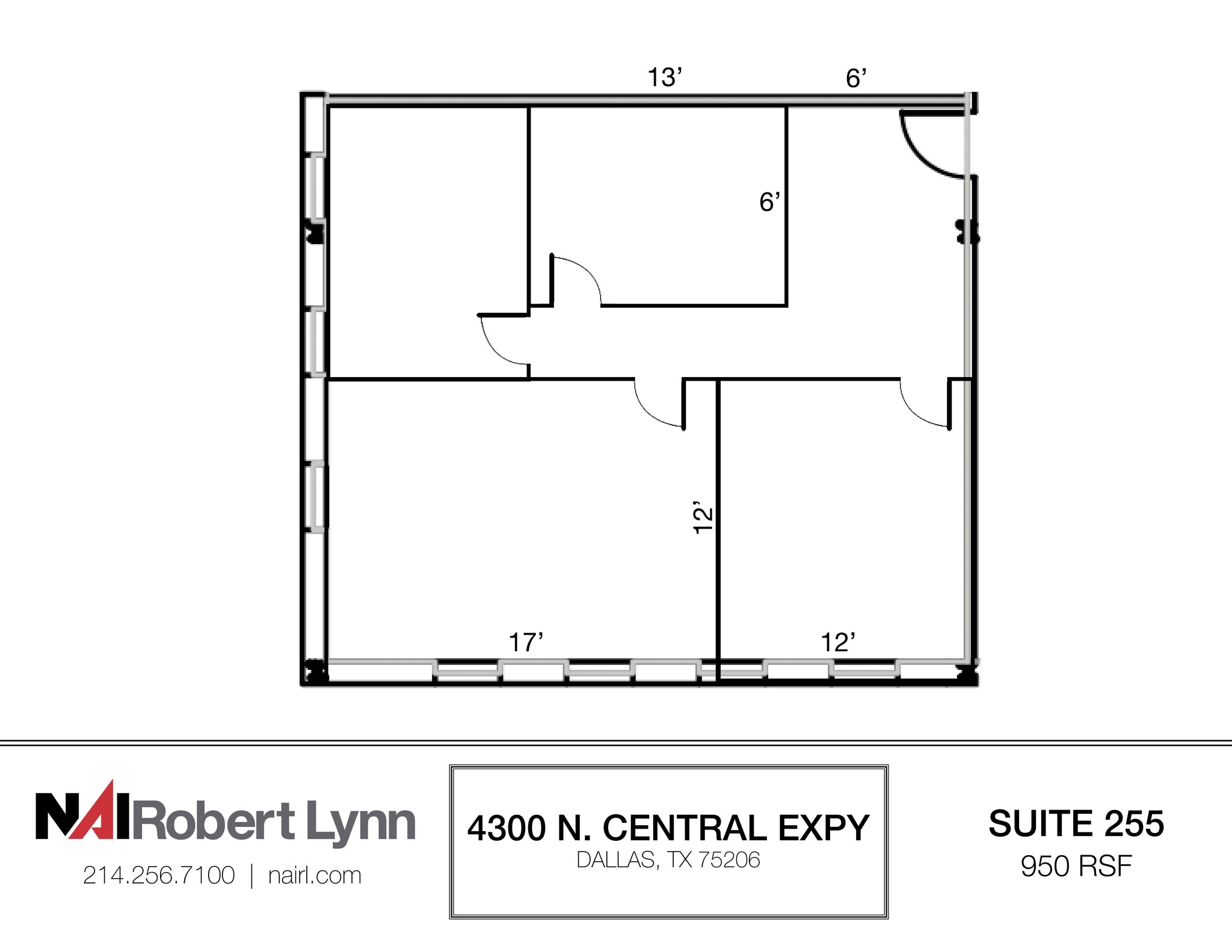 4300 N Central Expy, Dallas, TX à louer Plan d’étage– Image 1 sur 1
