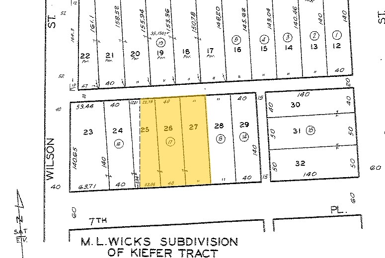 1907-1919 E 7th Pl, Los Angeles, CA à louer - Plan cadastral – Image 2 sur 2