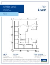 1900 St James Pl, Houston, TX à louer Plan d’étage– Image 1 sur 1