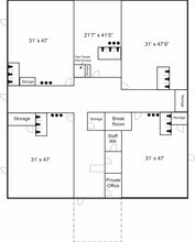 1060 Franklin Rd, Marietta, GA à louer Plan d’étage– Image 2 sur 2