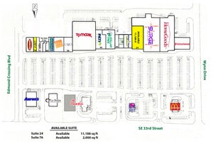 18-24 E 33rd St, Edmond, OK à louer Plan de site– Image 2 sur 5