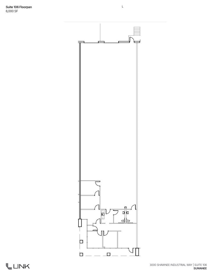 3000 Shawnee Industrial Way, Suwanee, GA à louer Plan d’étage– Image 1 sur 1