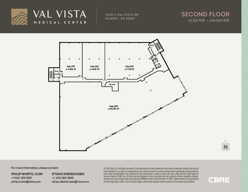 3345 S Val Vista Dr, Gilbert, AZ à louer Plan d’étage– Image 1 sur 1