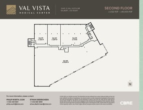 3345 S Val Vista Dr, Gilbert, AZ à louer Plan d’étage– Image 1 sur 1