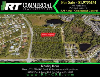 Plus de détails pour East Torino, Port Saint Lucie, FL - Terrain à vendre