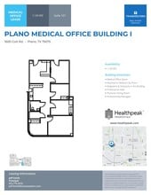 1600 Coit Rd, Plano, TX à louer Plan d’étage– Image 1 sur 1