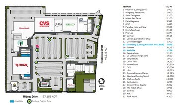 3305-3381 Rosecrans St, San Diego, CA à louer Plan de site– Image 1 sur 1