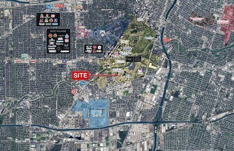 7118 Bertner Ave, Houston, TX - Vue aérienne  vue de carte - Image1