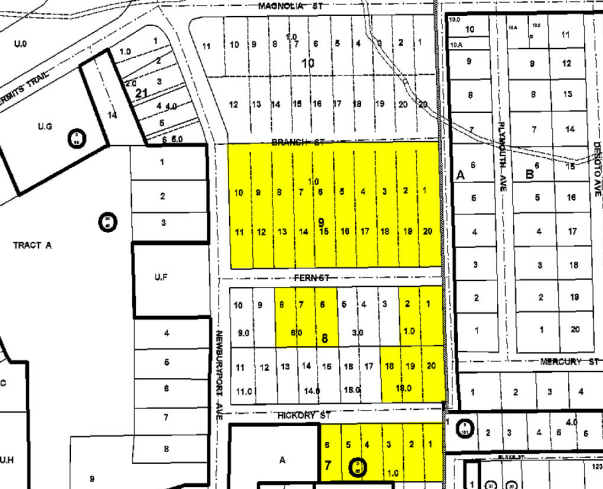 927 Fern St, Altamonte Springs, FL à vendre - Plan cadastral – Image 2 sur 20