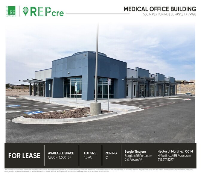 550 Peyton rd, El Paso, TX à louer - Photo de l’immeuble – Image 1 sur 10