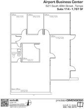 637 S 48th St, Tempe, AZ à louer Plan d’étage– Image 1 sur 1