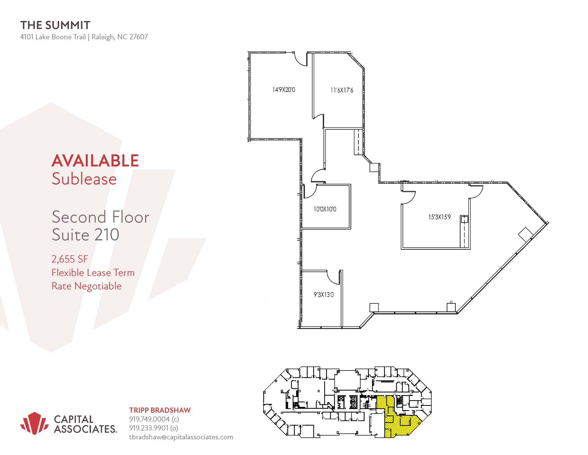 4101 Lake Boone Trl, Raleigh, NC à louer Plan d’étage– Image 1 sur 1