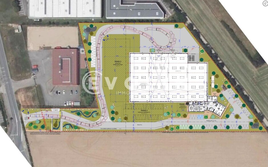 79 Avenue Des Freres Montgolfier, Genas à louer - Plan de site – Image 3 sur 6
