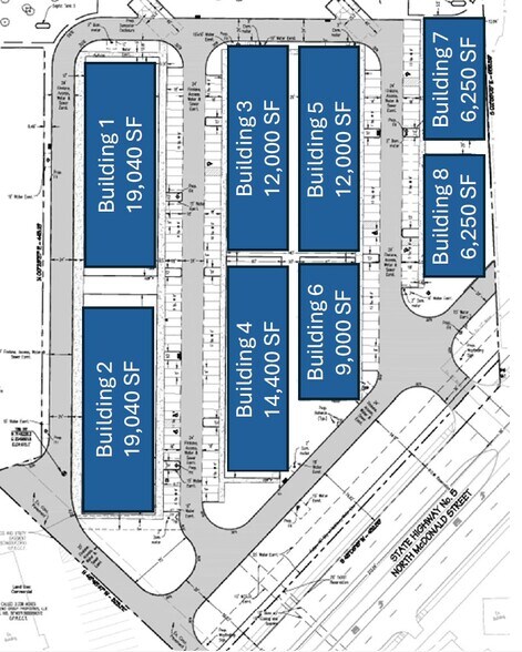 6201 N McDonald St, Melissa, TX à louer - Plan de site – Image 3 sur 3