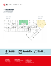 7910 Woodmont Ave, Bethesda, MD à louer Plan d’étage– Image 1 sur 1