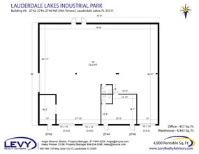 2696 NW 31st Ave, Lauderdale Lakes, FL à louer Plan d’étage– Image 2 sur 2