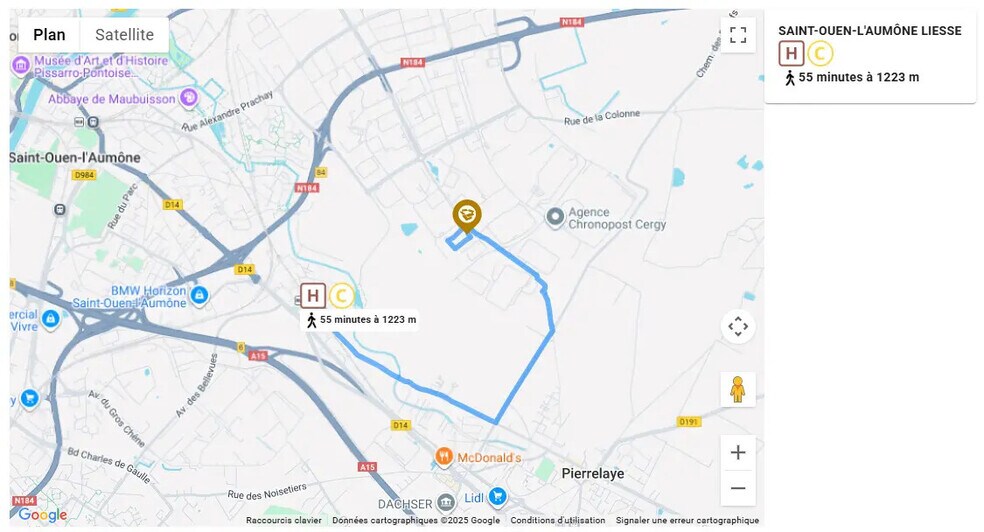 Industriel/Logistique dans SAINT-OUEN-L'AUMONE à louer - Photo de l’immeuble – Image 2 sur 5