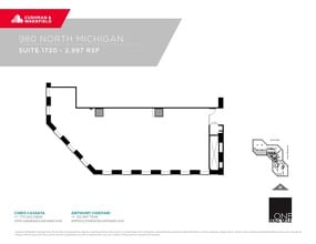 980 N Michigan Ave, Chicago, IL à louer Plan d’étage– Image 1 sur 1