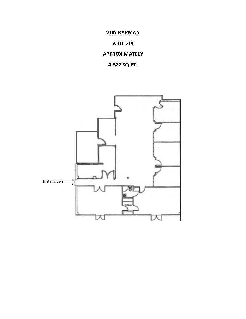 4701 Von Karman Ave, Newport Beach, CA à louer Plan d’étage– Image 1 sur 1