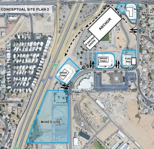 SEQ Mojave Dr & I-15, Victorville, CA à louer - Plan de site – Image 2 sur 2