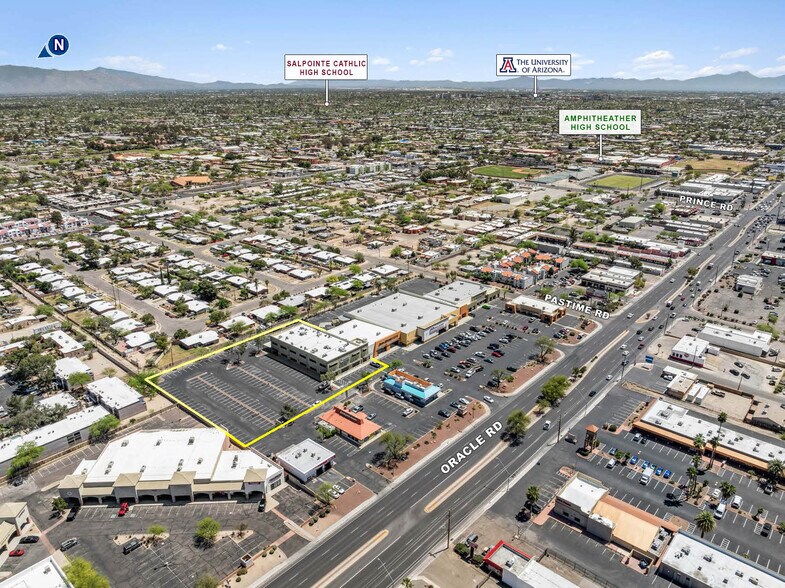 3820-3840 N Oracle Rd, Tucson, AZ à louer - Aérien – Image 2 sur 9