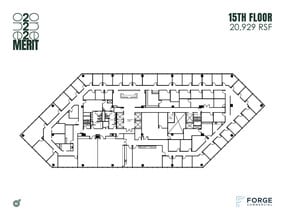 12221 Merit Dr, Dallas, TX à louer Plan d’étage– Image 1 sur 1