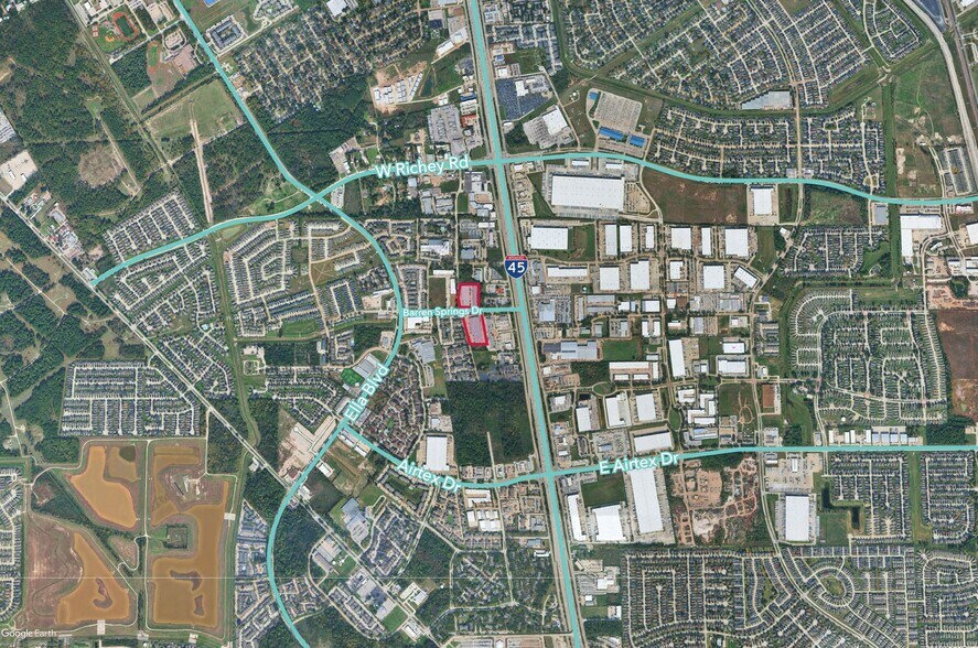 220 Barren Springs Dr, Houston, TX à louer - Aérien – Image 3 sur 41