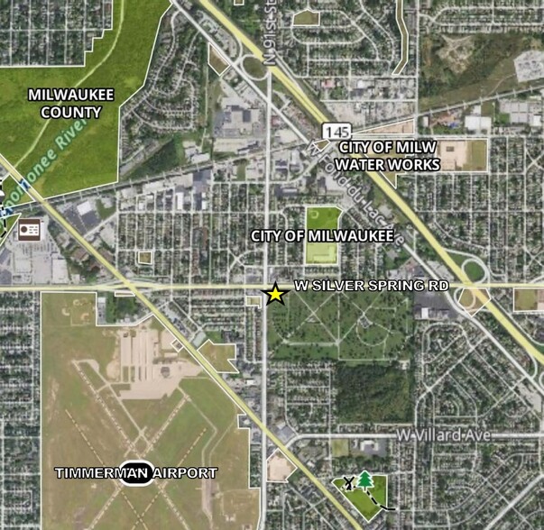 91st St & W Silver Spring Dr, Milwaukee, WI à vendre - Aérien – Image 2 sur 2