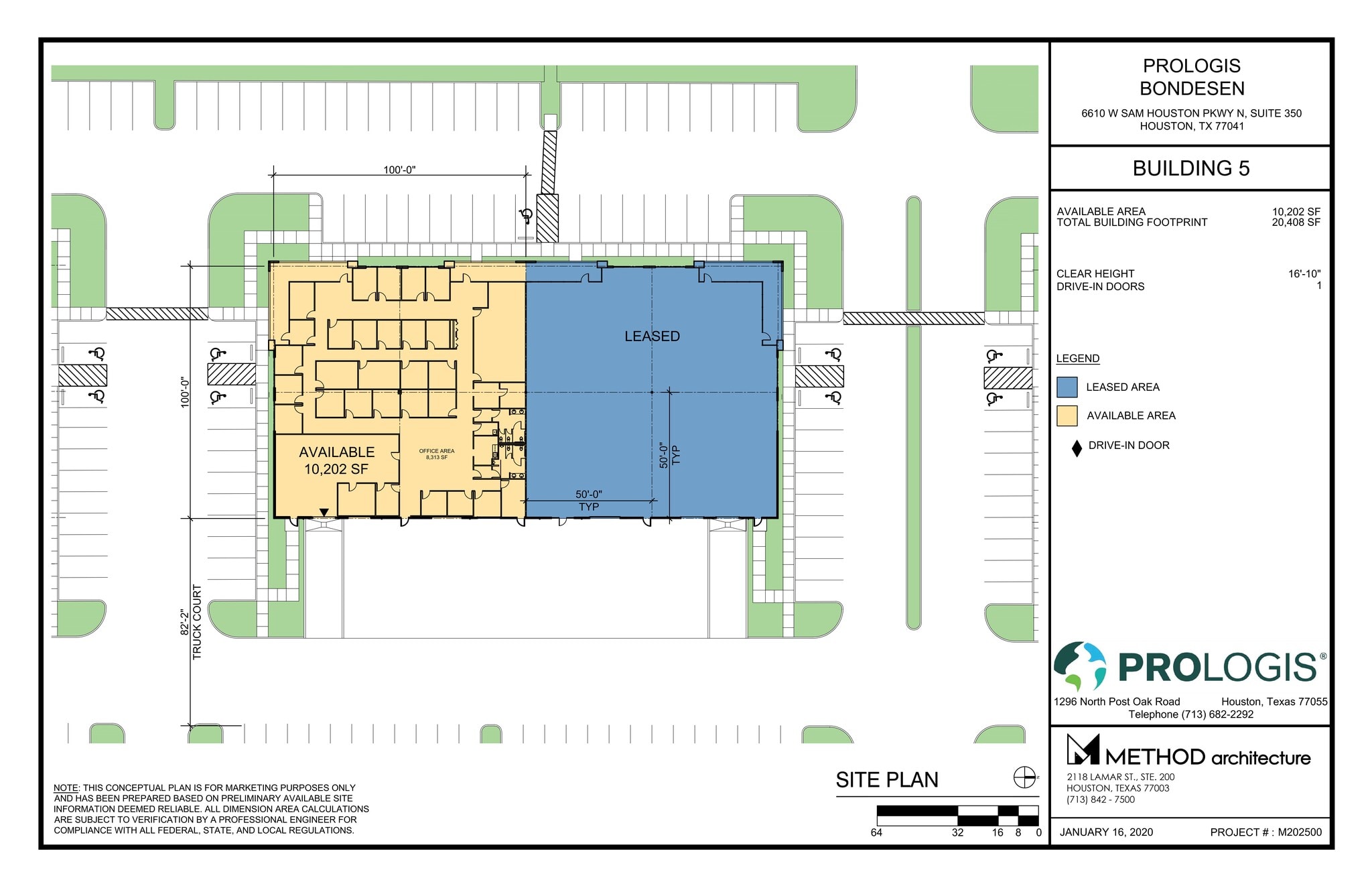6550 W Sam Houston Pky N, Houston, TX à louer Plan de site– Image 1 sur 1
