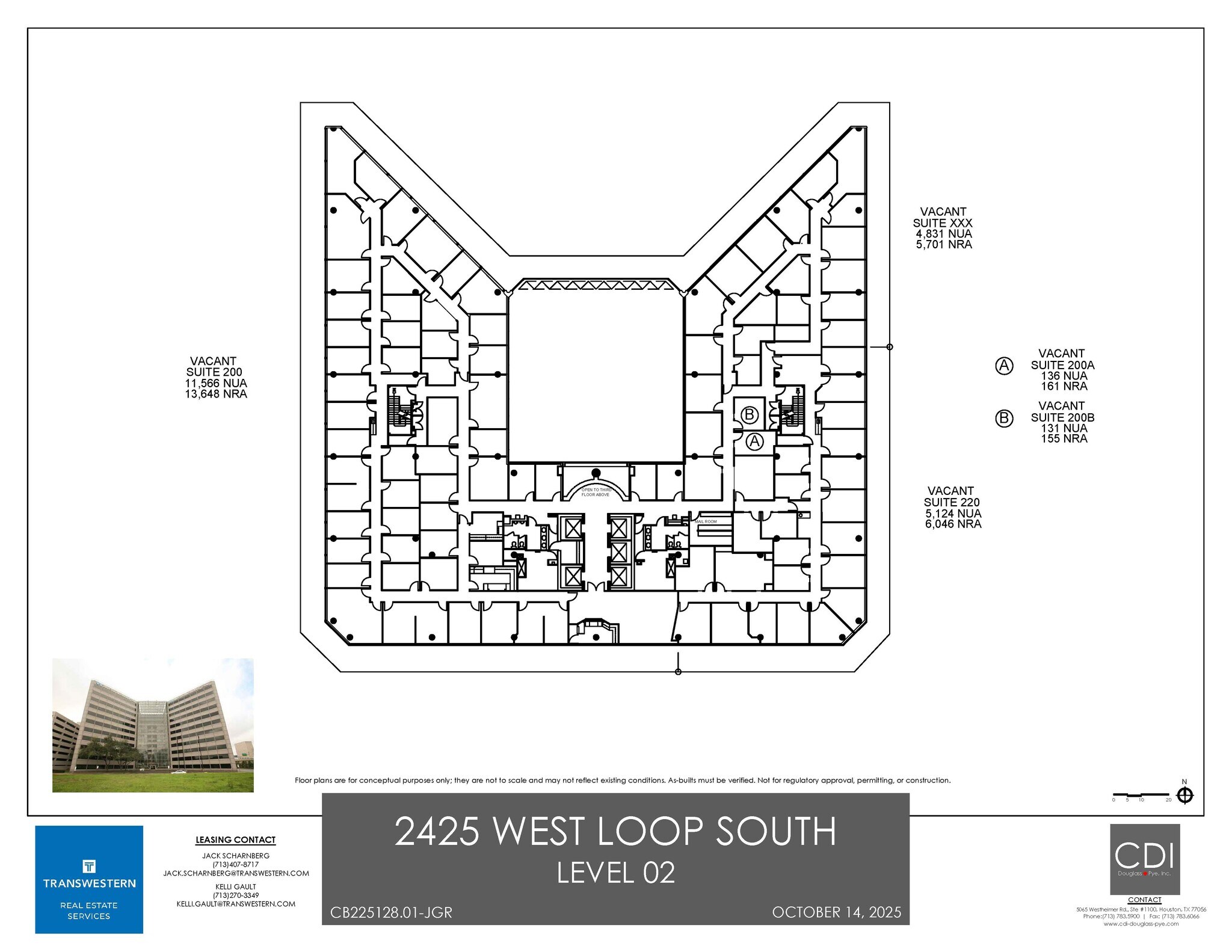 2425 West Loop South, Houston, TX à louer Plan d’étage– Image 1 sur 1