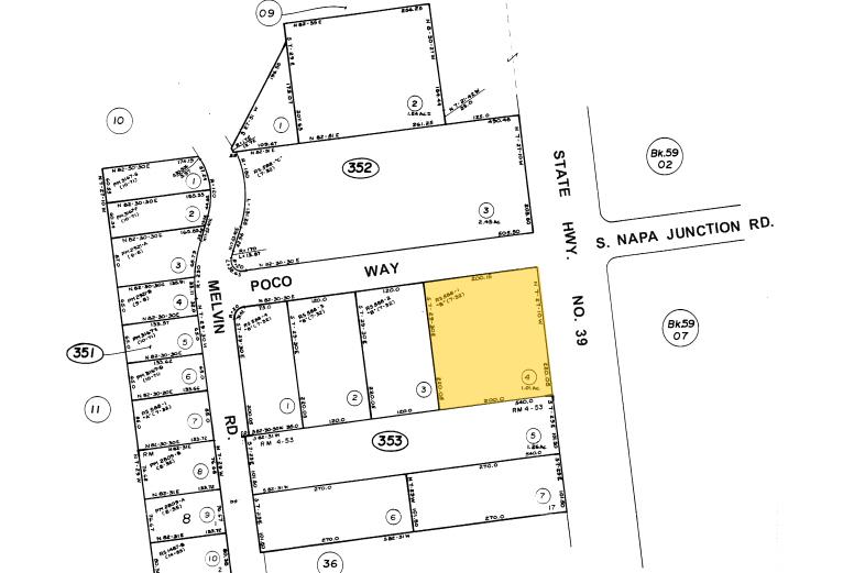 3885 Broadway St, American Canyon, CA à vendre - Plan cadastral – Image 3 sur 3