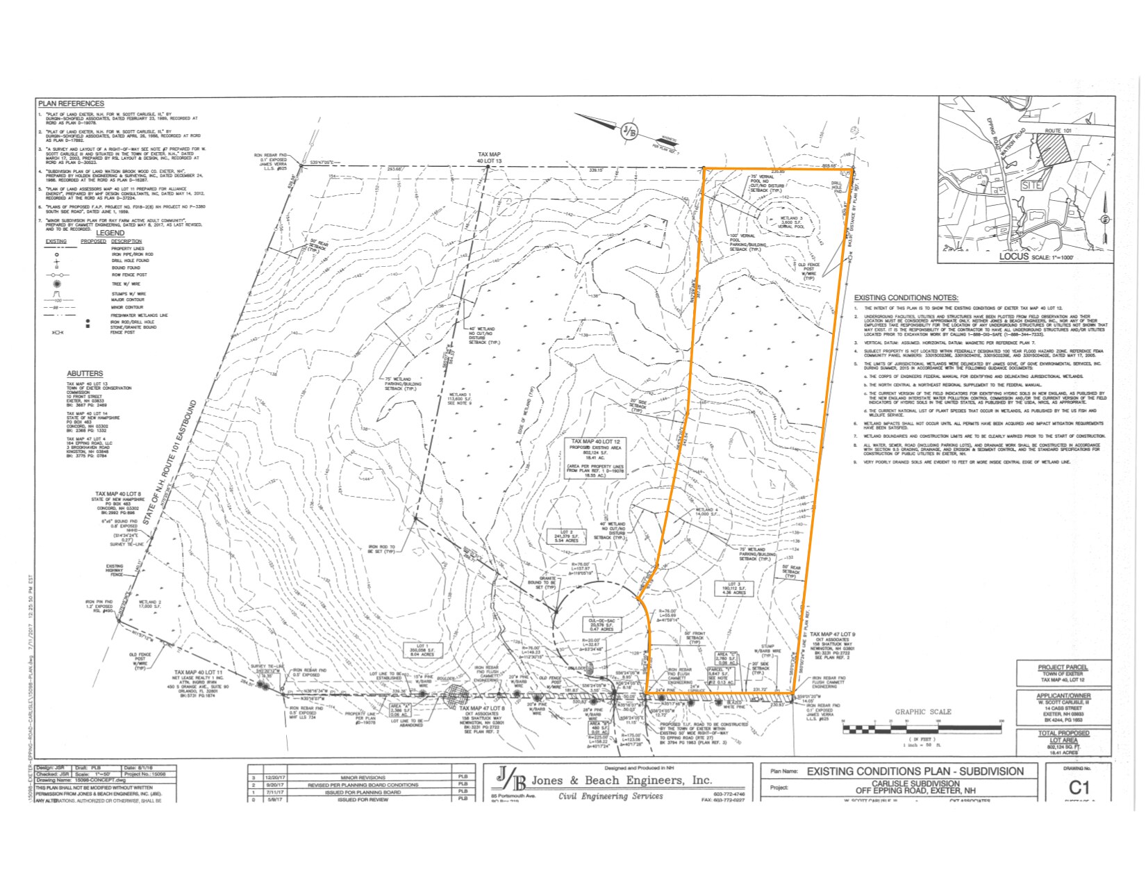 Route 27 - Lot B, Exeter, NH à vendre Plan cadastral– Image 1 sur 3