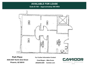 4645-4647 N 32nd St, Phoenix, AZ à vendre Plan d’étage– Image 1 sur 1