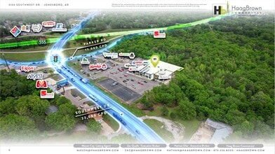 3106 Southwest Drive, Jonesboro, AR à louer Aérien– Image 2 sur 3