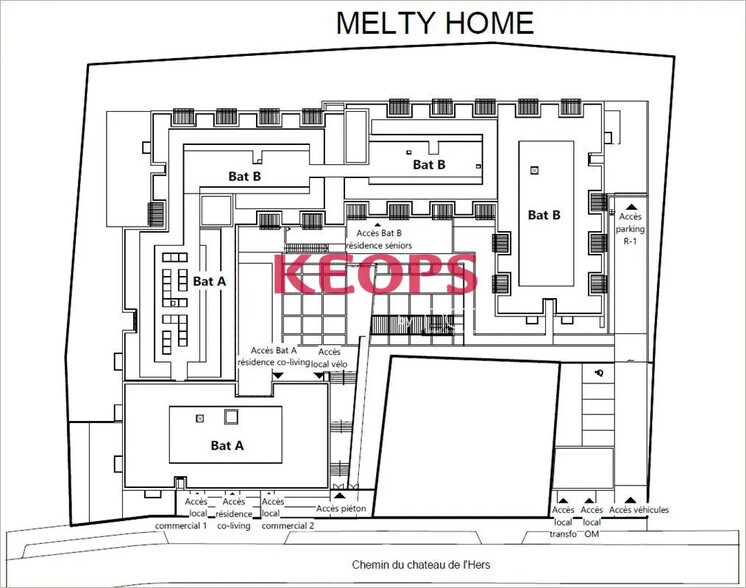 Local commercial dans Toulouse à vendre - Plan d’étage – Image 3 sur 6