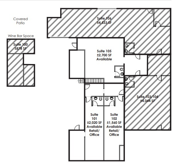 1624 E Washington St, Phoenix, AZ à louer Plan d’étage– Image 1 sur 1