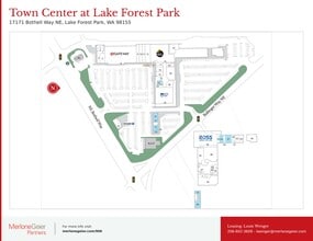17171-17535 Bothell Way NE, Lake Forest Park, WA à louer Plan de site– Image 1 sur 1