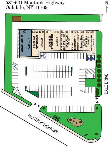 579-601 Montauk Hwy, Oakdale, NY à louer - Photo de l’immeuble – Image 2 sur 5