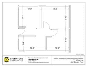 725 S Adams Rd, Birmingham, MI à louer Plan d’étage– Image 1 sur 1