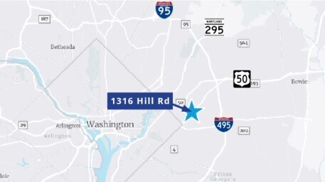 1316 Hill Rd, Hyattsville, MD à vendre - Aérien – Image 2 sur 2
