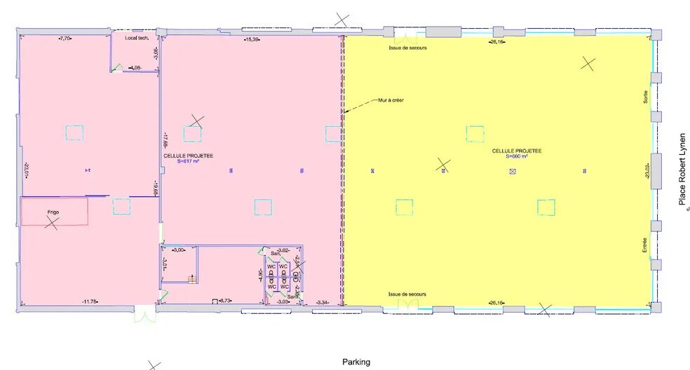 Local commercial dans Tinqueux à louer - Plan d’étage – Image 3 sur 3