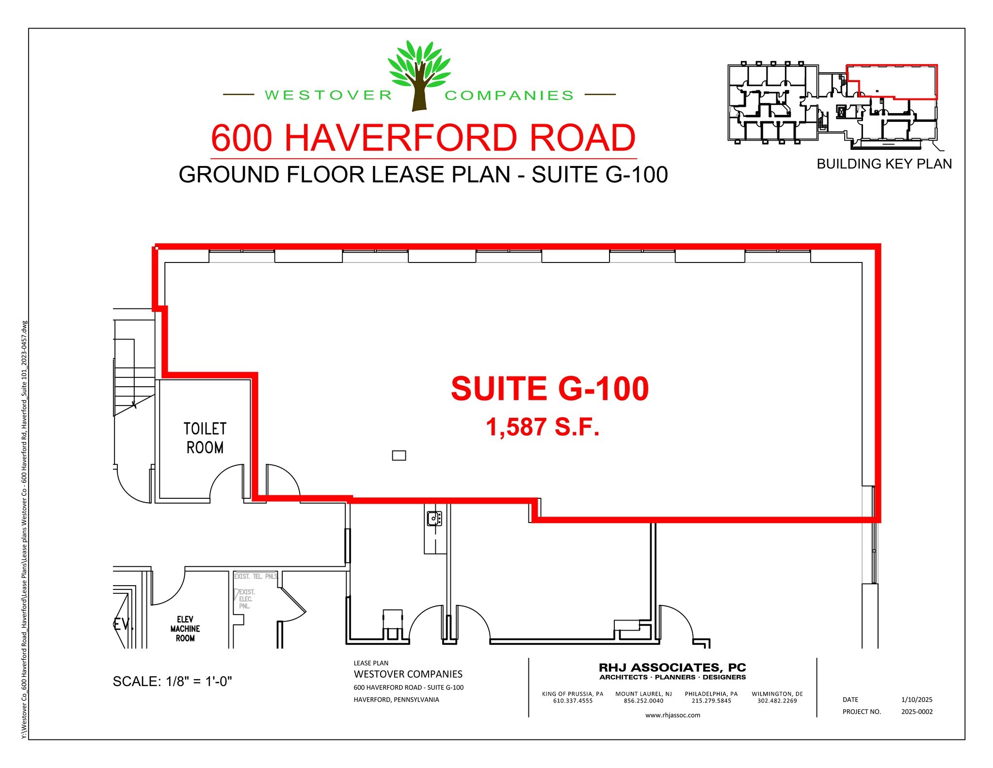 600 Haverford Rd, Haverford Township, PA à louer Plan de site– Image 1 sur 1